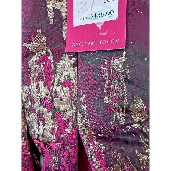 Vince Camuto Pink and Gold Mini Dress - Picture 10 of 13